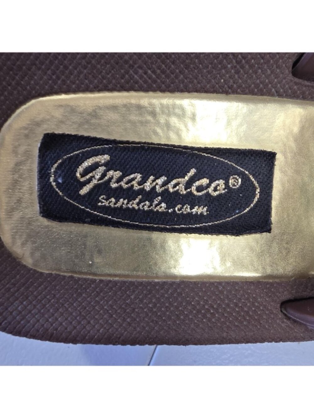 Grandco Sandals Womens Size 8 Multicolor Beaded Jeweled Wedge Thong Shoes - Picture 9 of 11